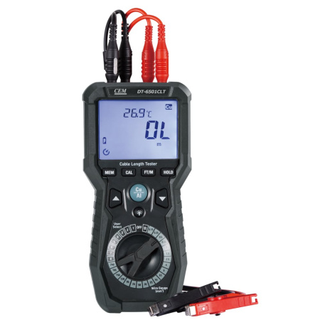 Измеритель длины кабеля CEM DT-6501CLT купить по низкой цене | МАКСПРОФИТ