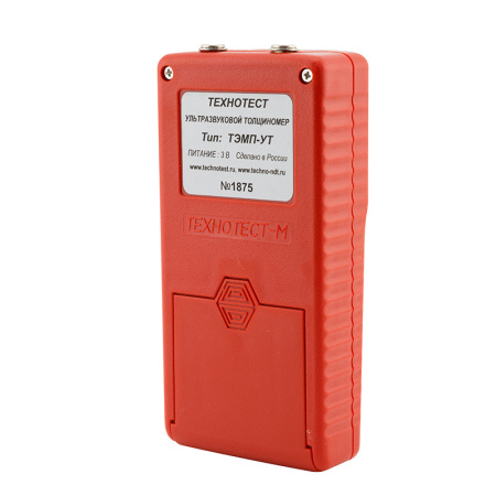 Ультразвуковой толщиномер Технотест ТЭМП-УТ1 (в пластмассовом корпусе) с двумя преобразователями купить по низкой цене | МАКСПРОФИТ