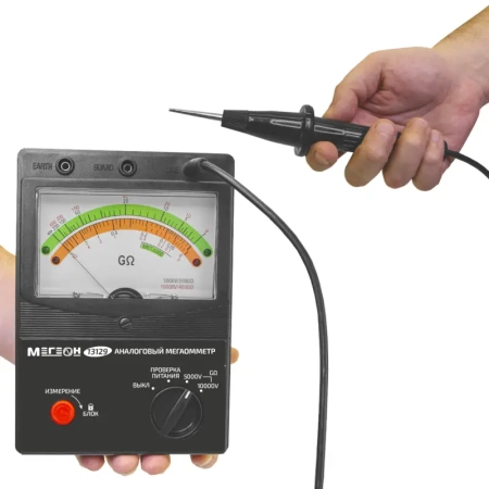 Мегаомметр (измеритель сопротивления изоляции) МЕГЕОН 13129 купить по низкой цене | МАКСПРОФИТ