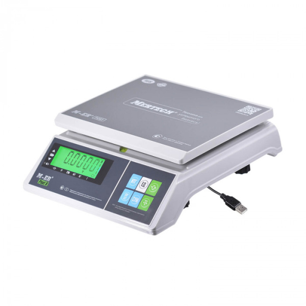 Порционные настольные весы M-ER 326 AFU-32.1 "Post II" LCD USB (двойной дисплей) купить по низкой цене | МАКСПРОФИТ