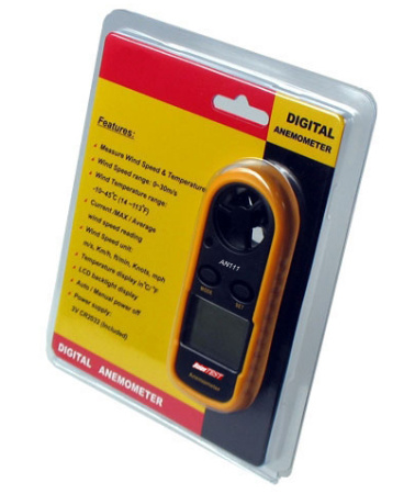 Термоанемометр цифровой UnionTEST AN111 купить по низкой цене | МАКСПРОФИТ