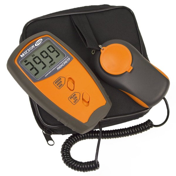 Измеритель освещенности (Люксметр) МЕГЕОН 21020 купить по низкой цене | МАКСПРОФИТ